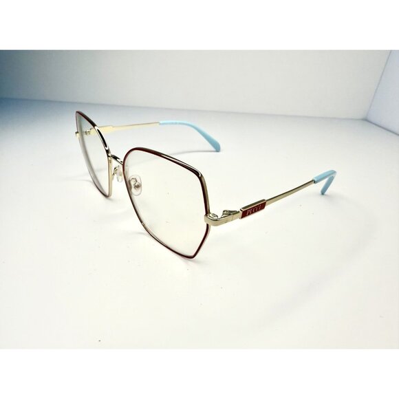 Emilio Pucci Accessories - Emilio Pucci EP5213 071 Red Metal Cat Eye Optical Eyeglasses Frame 56-16-140